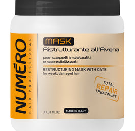 NUMERO Restructuring Mask With Oats restrukturyzująca maska z owsem 1000ml