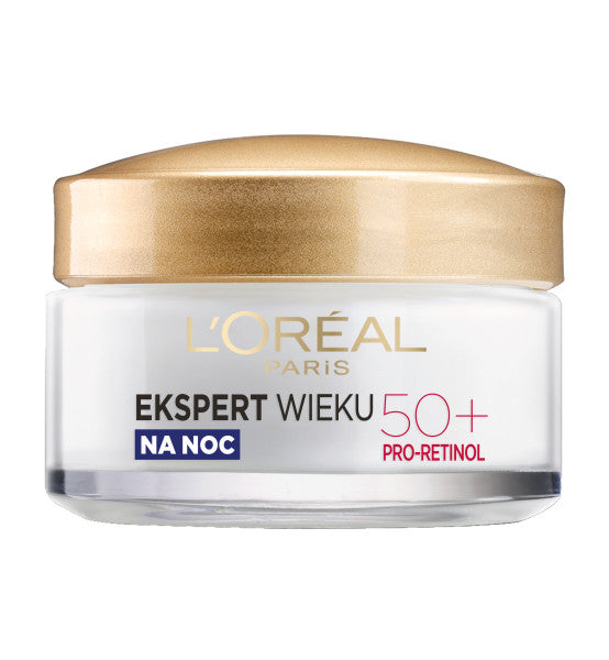 L'Oreal Paris Ekspert Wieku 50+ przeciwzmarszczkowy krem ujędrniający na noc 50ml