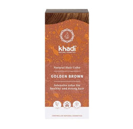 Khadi Natural Hair Colour henna do włosów Złoty Brąz 100g