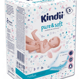 Kindii Pure & Soft podkłady jednorazowe do przewijania niemowląt 5szt.