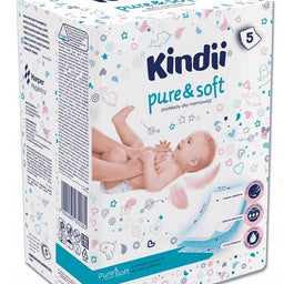 Kindii Pure & Soft podkłady jednorazowe do przewijania niemowląt 5szt.