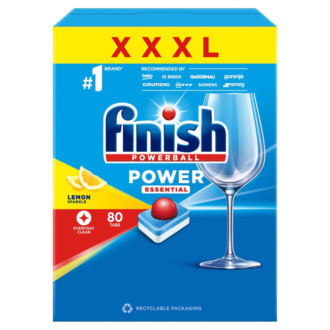 Finish Power Essential tabletki do zmywarki Lemon 80szt