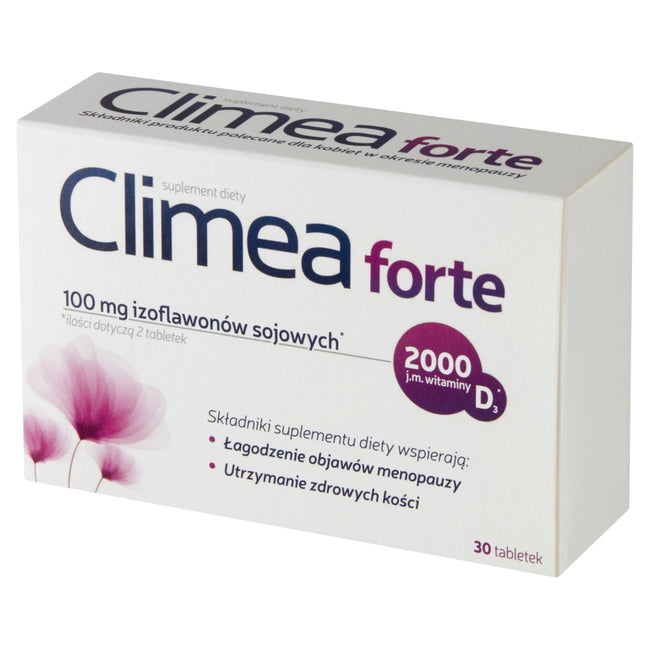 Climea Forte suplement diety łagodzący objawy menopauzy 30 tabletek