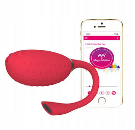 Magic Motion Fugu Smart Wearable Vibrator wibrator typu jajko sterowany aplikacją Red