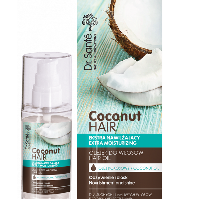 Dr. Sante Coconut Hair Oil olejek do włosów suchych i łamliwych 50ml