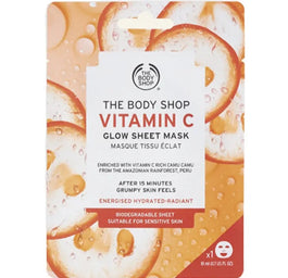 The Body Shop Rozświetlająca maska w płachcie Vitamin C 18ml