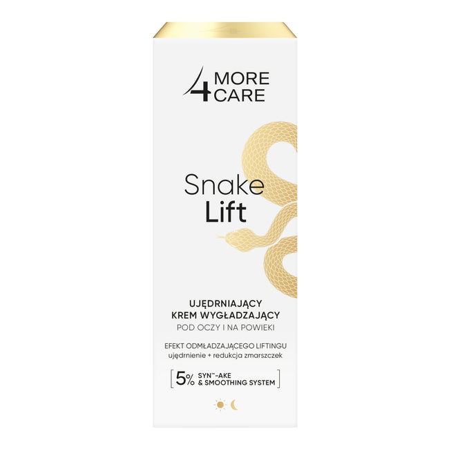 More4Care Snake Lift ujędrniający krem wygładzający pod oczy i na powieki 35ml