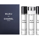 Chanel Bleu de Chanel Pour Homme zestaw woda toaletowa spray + wkłady 3x20ml