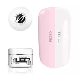 Silcare High Light Led Gel średniogęsty jednofazowy żel do paznokci Pink 100g