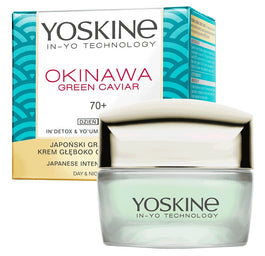 Yoskine Okinawa Green Caviar krem do twarzy z kawiorem na dzień i na noc 70+ 50ml