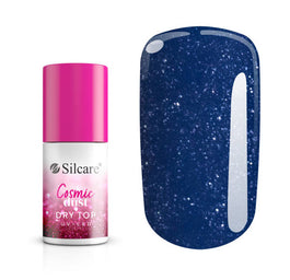Silcare Cosmic Dust Dry Top żel nawierzchniowy z drobinkami do lakierów hybrydowych 6.5g