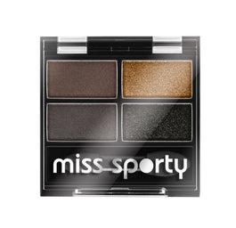 Miss Sporty Studio Colour Quattro Eye Shadow poczwórne cienie do powiek 414 100% Smokey 5g