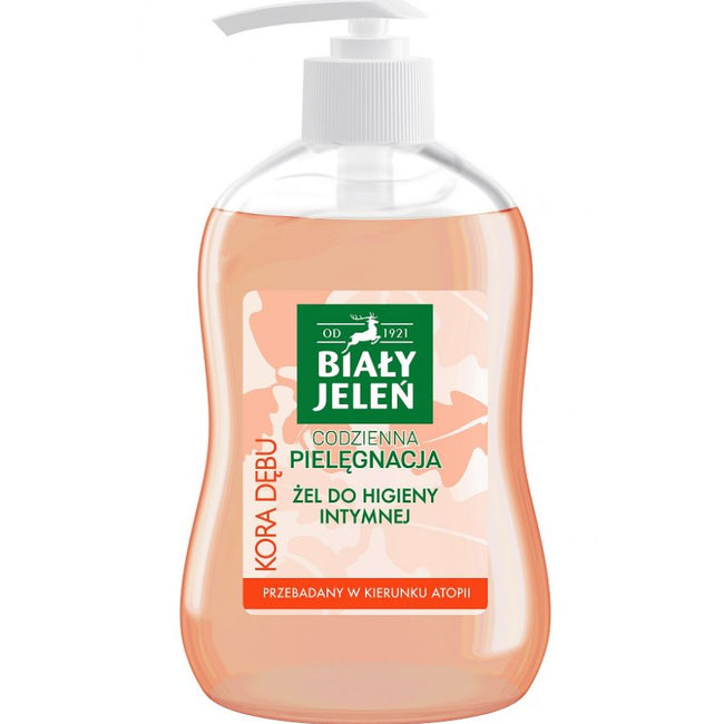 Biały Jeleń Hipoalergiczny żel do higieny intymnej z ekstraktem z kory dębu 500ml