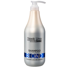 Stapiz Sleek Line Blond Shampoo szampon do włosów blond zapewniający platynowy odcień 1000ml