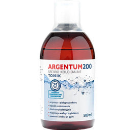 Aura Herbals Argentum 200 tonik do twarzy 25PPM Srebro Koloidalne 500ml