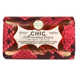 Nesti Dante Chic Animalier mydło toaletowe Czerwony Pyton 250g