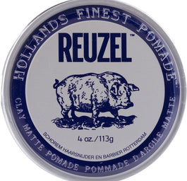 Reuzel Hollands Finest Pomade Clay Matte Pomade matująca glinka do włosów na bazie wody 113g