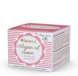 Nacomi Argan Oil Cream arganowy krem do skóry suchej i normalnej 30+ na dzień 50ml