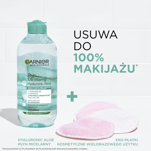 Garnier Hyaluronic Aloe płyn micelarny do każdego typu skóry 400ml