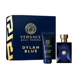 Versace Pour Homme Dylan Blue zestaw woda toaletowa spray 100ml + żel pod prysznic 100ml
