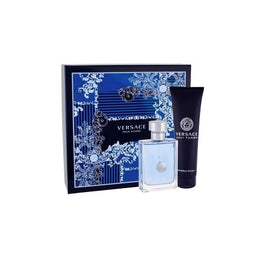 Versace Pour Homme zestaw woda toaletowa spray 100ml + żel pod prysznic 150ml