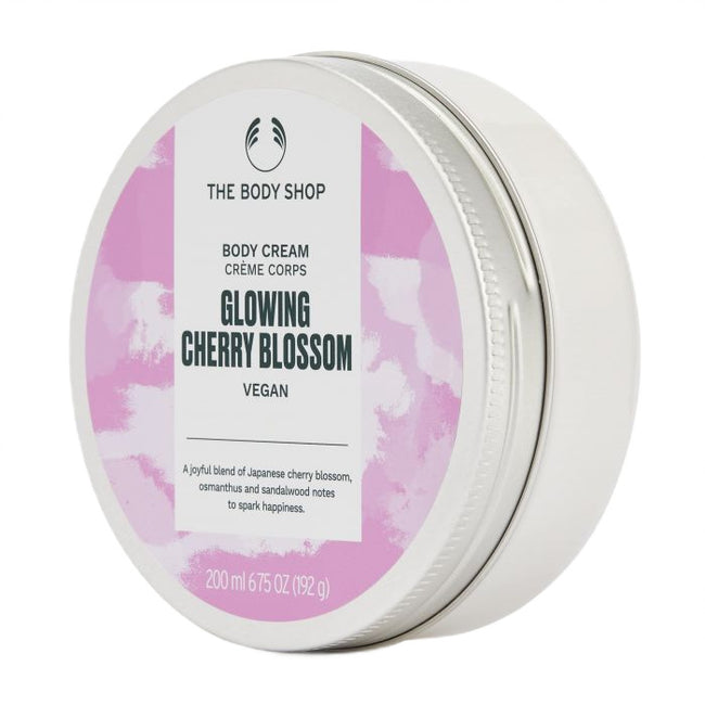 The Body Shop Wegański krem do ciała Glowing Cherry Blossom 200ml