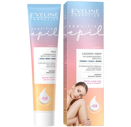 Eveline Cosmetics Sensitive Epil łagodny krem do kompleksowej depilacji 125ml