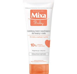 MIXA Baby lipidowy krem nawilżający do twarzy i ciała 100ml
