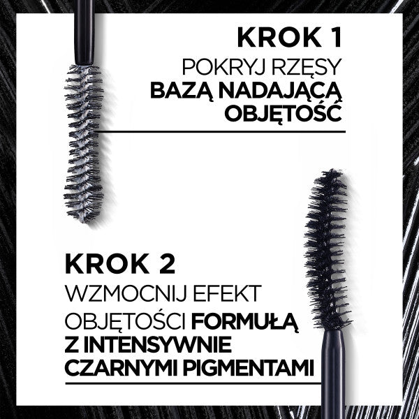 L'Oreal Paris Pro XXL Volume Mascara podwójny tusz do rzęs Black 12ml