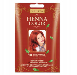 Venita Henna Color ziołowa odżywka koloryzująca z naturalnej henny 10 Owoc Granatu