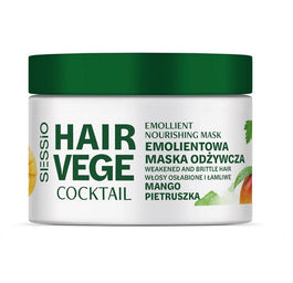 Sessio Hair Vege Cocktail emolientowa maska odżywcza do włosów Mango i Pietruszka 250g