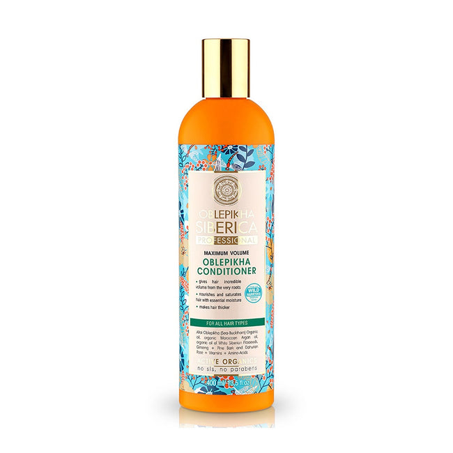 Natura Siberica Oblepikha Professional rokitnikowa odżywka zwiększająca objętość włosów 400ml