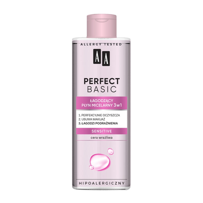 AA Perfect Basic łagodzący płyn micelarny 3w1 Sensitive 200ml