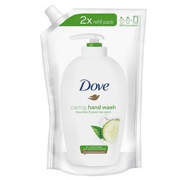 Dove Caring Hand Wash Cucumber & Green Tea Scent pielęgnujące mydło w płynie zapas 500ml