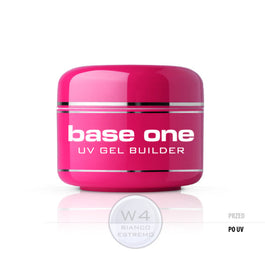 Silcare Gel Base One Bianco Estremo W4 żel budujący do paznokci 15g