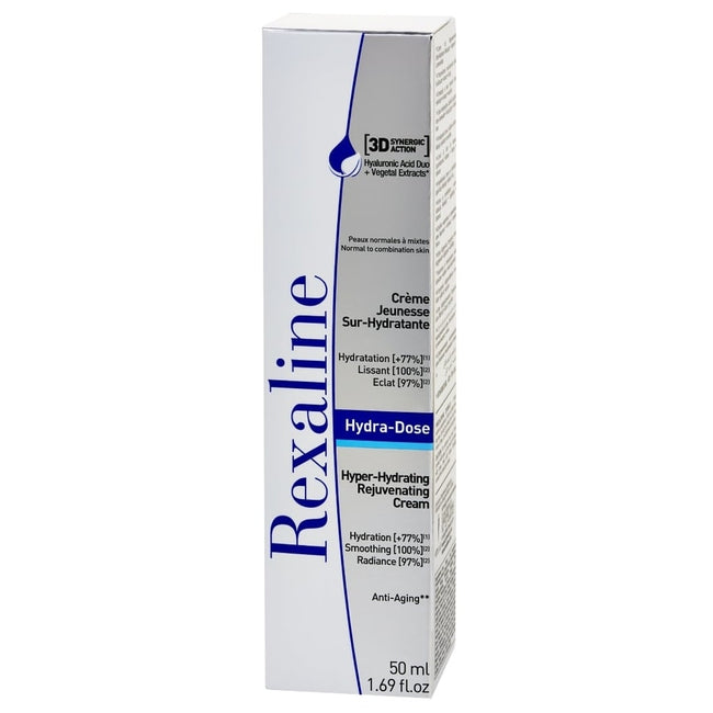 Rexaline 3D Hydra-Dose Hyper-Hydrating Rejuvenating Cream intensywnie nawilżający krem odmładzający do twarzy 50ml
