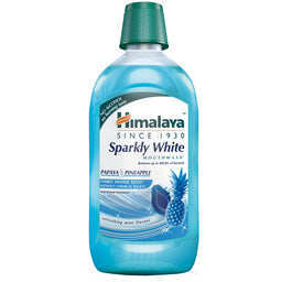 Himalaya Sparkly White wybielający płyn do płukania jamy ustnej 450ml