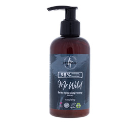 4organic Mr Wild żel do mycia brody i twarzy kawowy 200ml