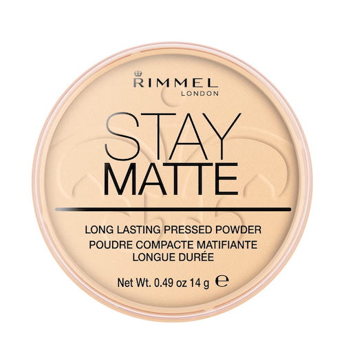 Rimmel Stay Matte Powder puder prasowany 001 Transparent 14g