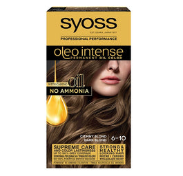 Syoss Oleo Intense farba do włosów trwale koloryzująca z olejkami 6-10 Ciemny Blond