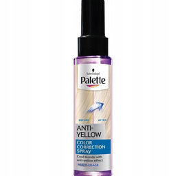 Palette Anti-Yellow Color Correction Spray korekta koloru spray do włosów przeciw żółtym tonom 100ml