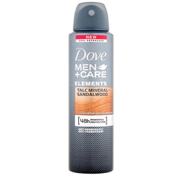 Dove Men+ Care Elements Talc Mineral + Sandalwood antyperspirant spray 150ml