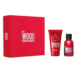 Dsquared2 Red Wood Pour Femme zestaw woda toaletowa spray 100ml + balsam do ciała 150ml