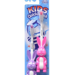 Active Oral Care Kids Quick Brush 3-6 Years szczoteczki do zębów dla dzieci Królik 2szt.