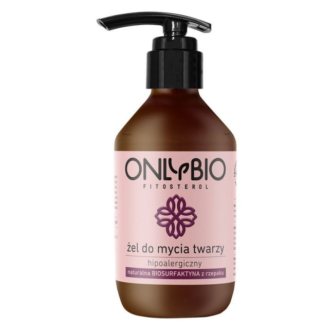 OnlyBio Fitosterol hipoalergiczny żel do mycia twarzy z olejem z rzepaku 250ml