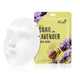 Moods Snail Lavender Facial Mask maska w płachcie ze śluzem ślimaka i wyciągiem z lawendy dla cery dojrzałej 38g