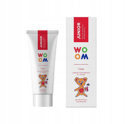 Woom Junior naturalna pasta do zębów dla dzieci 6+ lat Cola 50ml