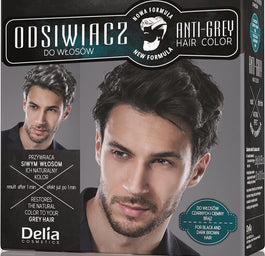 Cameleo Men Anti-Grey Hair Color odsiwiacz do włosów 01 Black