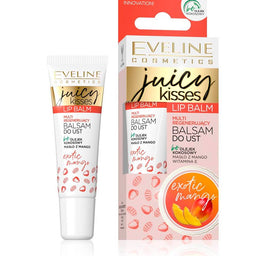 Eveline Cosmetics Juicy Kisses Lip Balm multi regenerujący balsam do ust Exotic Mango 12ml