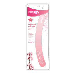 KillyS Japanese Nail Care pilnik do paznokci banan 180/240 Różowy